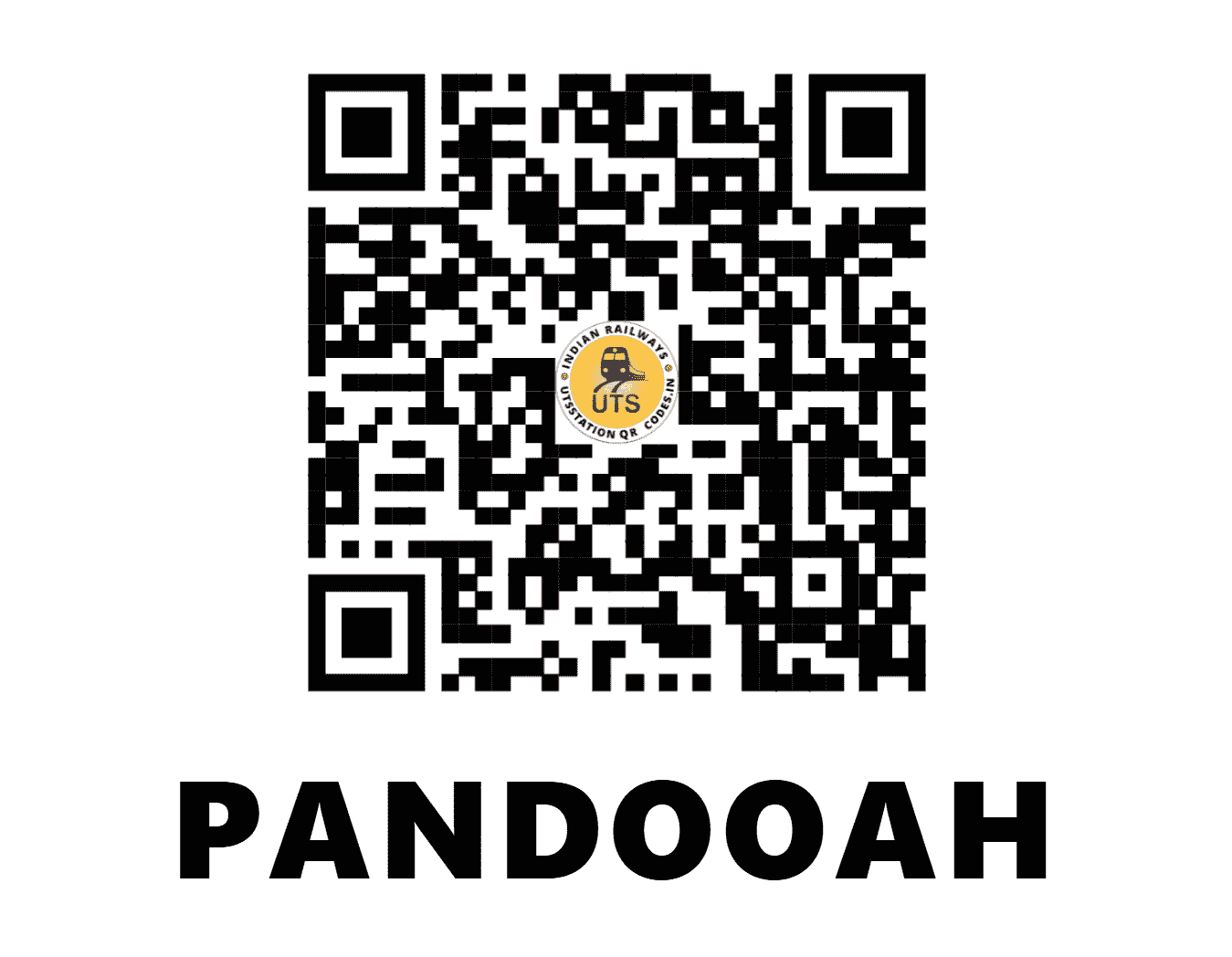 UTS QR Code for PANDOOAH - PDA - ER (WEST BENGAL)